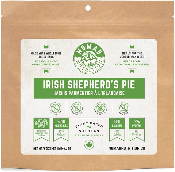 Nomad Nutrition ??Irish Shepherd?™s Pie | High Energy, All Natural Ingredients | Gluten, Dairy &