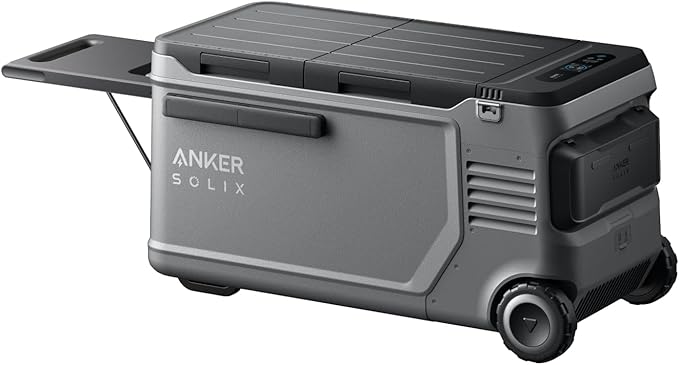 Anker SOLIX EverFrost 2 58L Cooler, 61 qt Car Refrigerator, Electric Cooler with 288Wh Battery