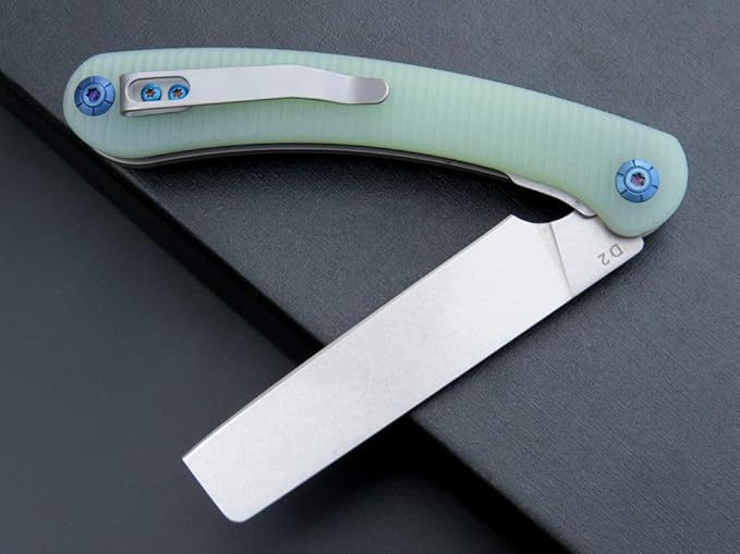 Eafengrow EF939 Folding Pocket Knife D2 Steel Blade G10 Handle EDC Tool Knife for Camping Survival