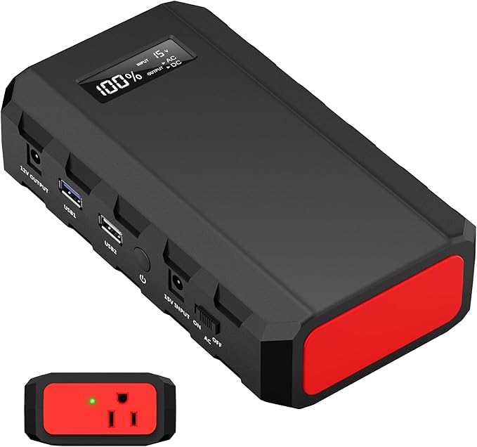 powkey 88Wh Portable Power Station 24000mAh Camping Solar Generator(Solar Panel Not Included)