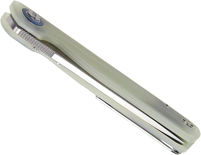Wind Pocket Knife Flipper Sandvik Steel G10 Handle Folding Knife Ball Bearing with 2-Position Clip