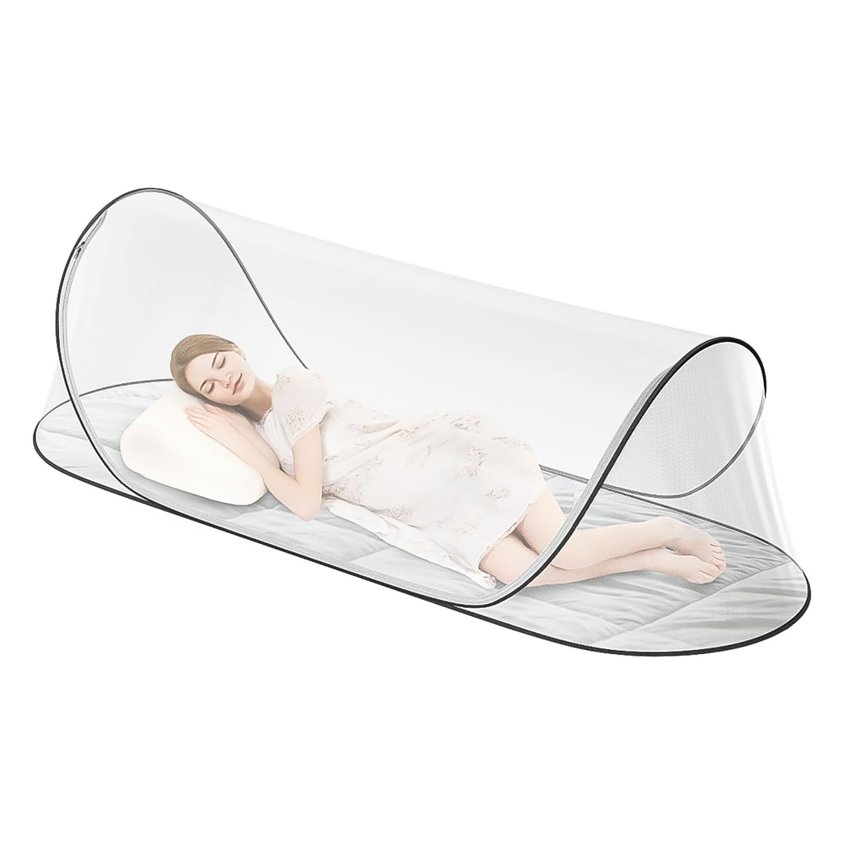 78 * 31 * 23Large Pop-Up Mosquito Net, Lightweight, Breathable, and Soft Convenient Mesh