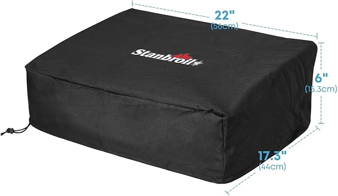 Stanbroil Griddle Cover Fits Blackstone 22??17" Table Top Griddle Without Hood, 600D Polyester