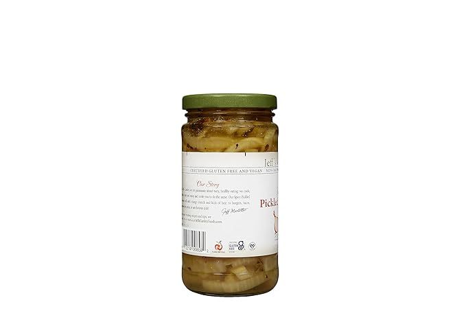 Jeff's Garden Pickled Onion Pack, Pickled Red Onion & Spicy Pickled Onion | Gluten Free | 12 Fluid