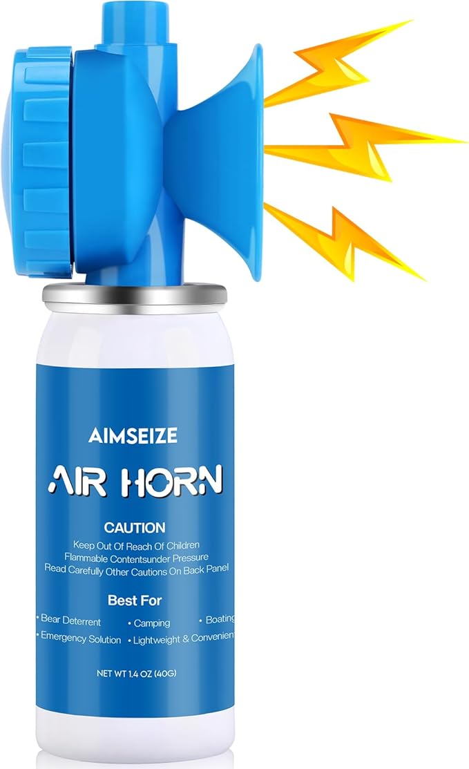 Air Horn Bear Horn: Air Horns For Safety Boat Horn For Self Defense - 115dB Heard Up to 0.5-Miles
