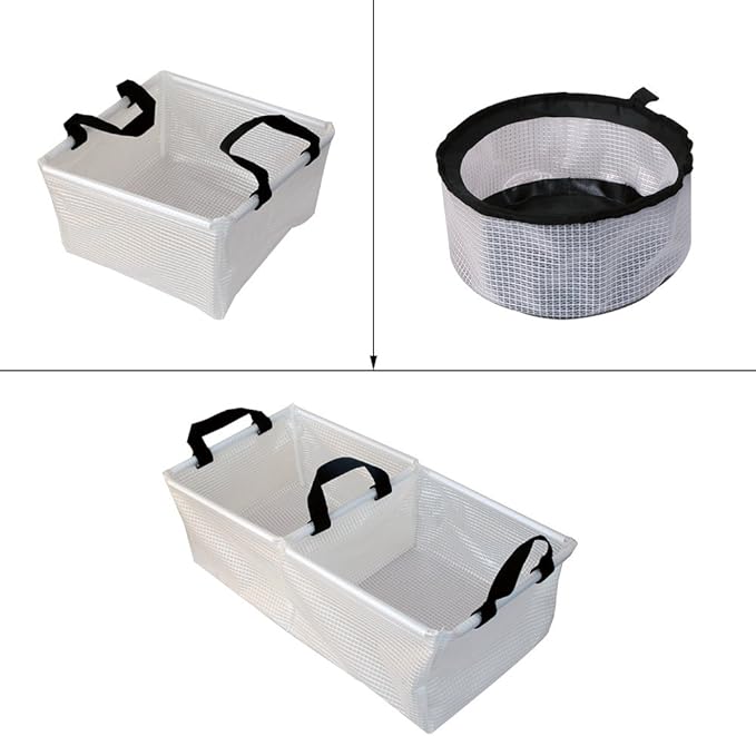 AceCamp Multifunctional Collapsible Water Basin, Folding Tub, Portable Bin, Lightweight Foldable