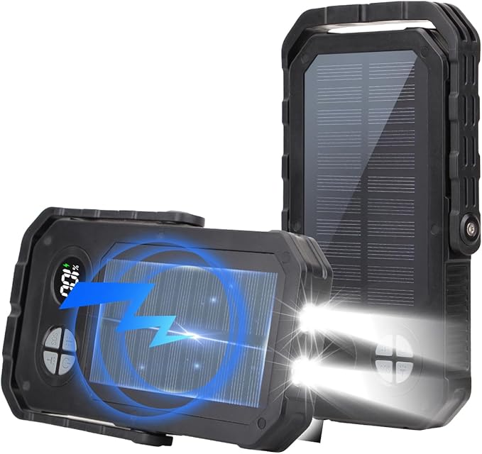 LED Camping Lantern Rechargeable, 10000mAh Portable Camping Lights up to 120+ Hours, 12 Light