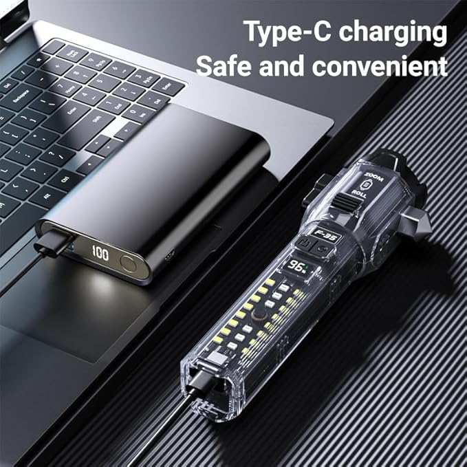 Rechargeable Flashlights High Lumens，Powerful Tactical Flashlightsï¼? Modes LED Flashlight