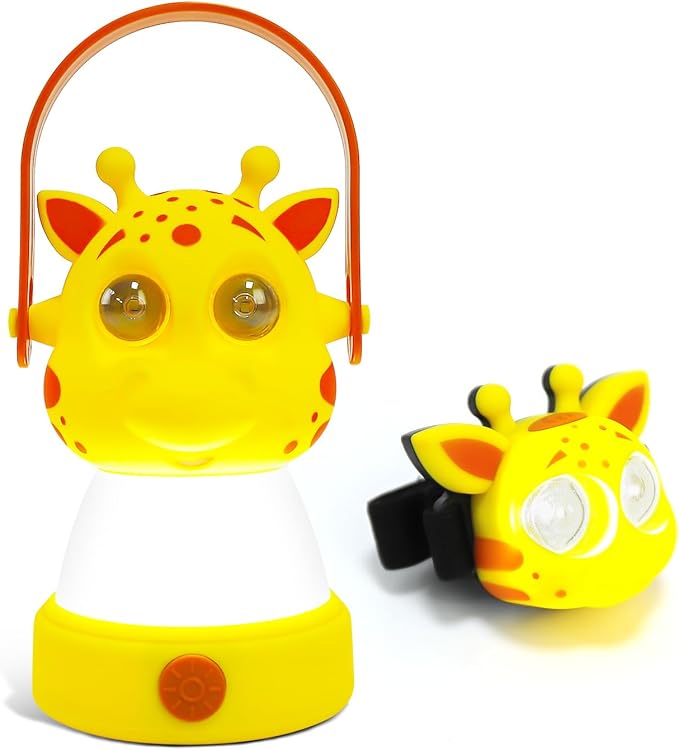 Let's Explore LED Camping Lantern & Headlamp, Battery Powered Night Light, Gift for Birthday