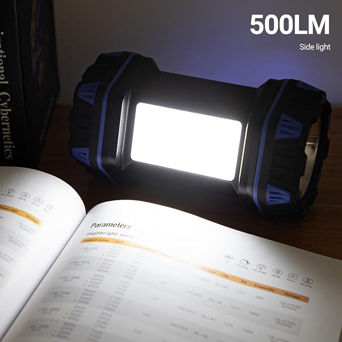 Led Camping Lantern Rechargeable, Camping Flashlight 1500LM, 8 Light Modes, Camping Lights 4800