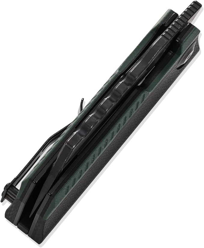 Sitivien ST155 Folding Knife,Sandvik 14C28N Steel Blade,G10 Handle EDC Tool Knife Pocket Knife for