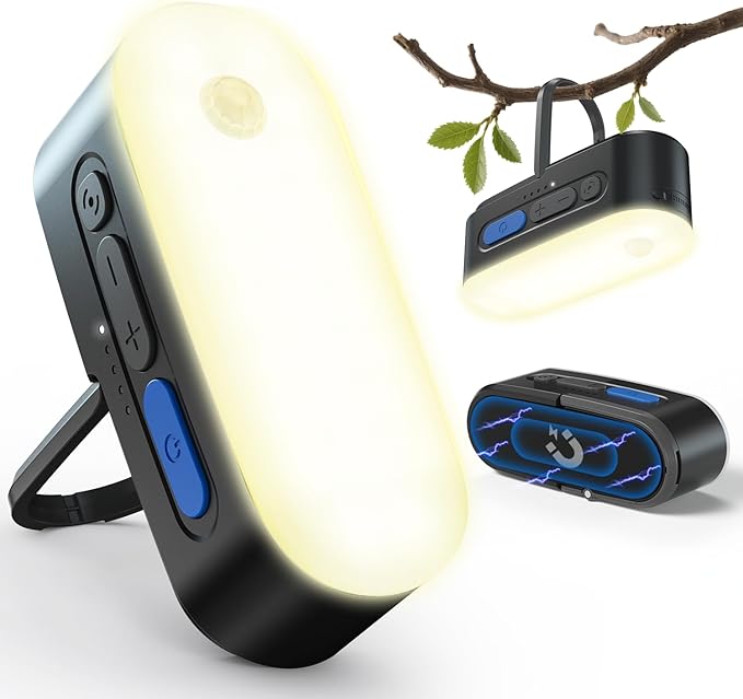 Motion Sensor Camping Lights,Rechargeable Camping Lantern, Portable Hanging Tent Lights,IPX5