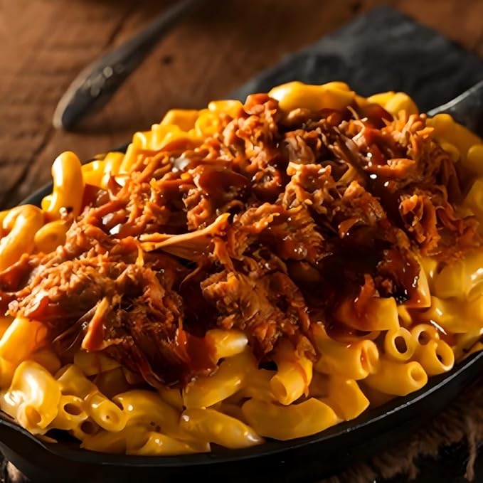 Old Hacienda Pulled BBQ Flavored Pork | 100% Shredded Seasoned Pork with Sauce | Fully Cooked &