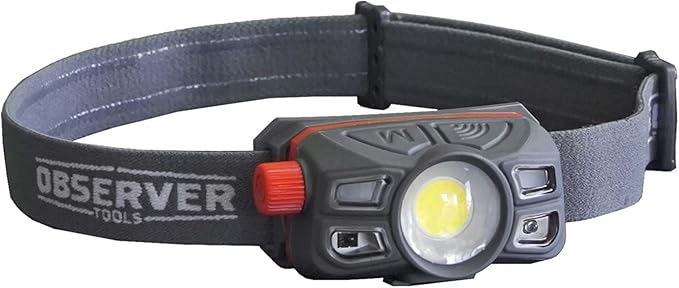 Rechargeable LED Headlamp Waterproof - Hiking Camping Outdoors Flashlight Head Lamp - Hard Hat Work