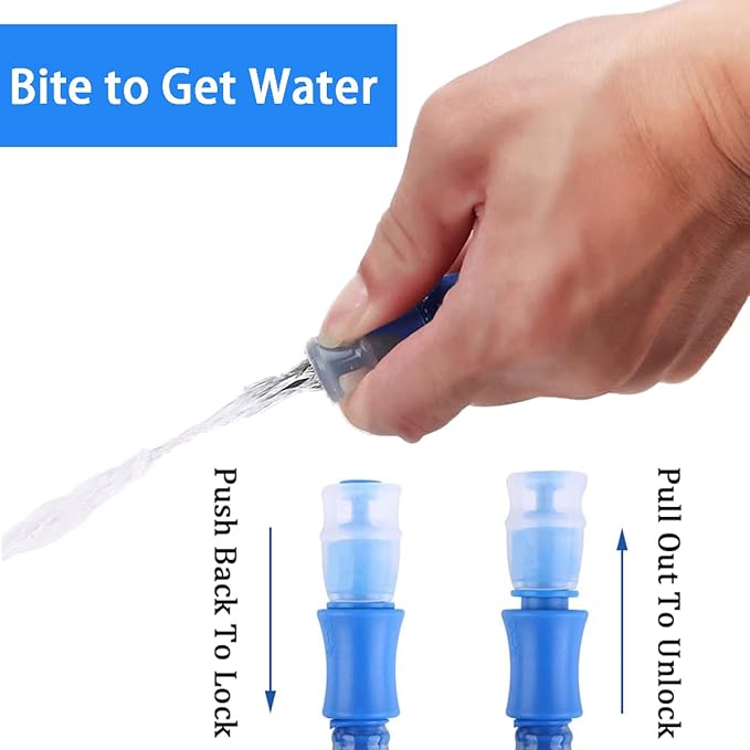 Hydration Bladder 1.5L-2L-3L,Leak Proof Water Reservoir, BPA Free Military Water Storage Bladder