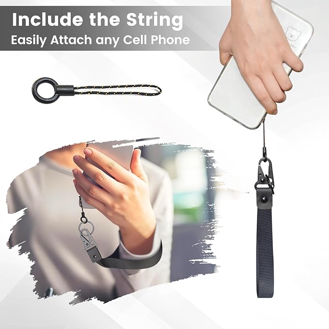 ABLAZE Wristlet Strap for Keys, Hand Wrist Lanyard Durable Key Chain Wristlet Lanyard for Men and