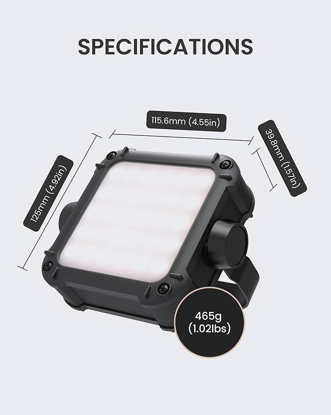 Claymore Ultra2 3.0 (Medium) - Outdoor Rechargeable LED Light for Camping, Tent, Backpacking