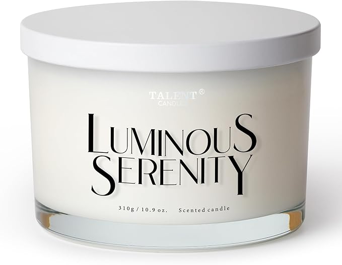 Scented Candles for Home - Large 3 Wick Jar Candles - Natural Soy Wax Candles Gifts for Women & Men