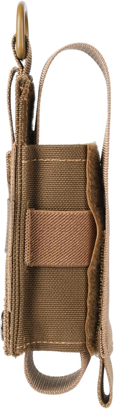 Tactical Flashlight Holster MOLLE Torch Holder MK4 OC/Mace Pepper Spray Canister Carrier EDC Flash