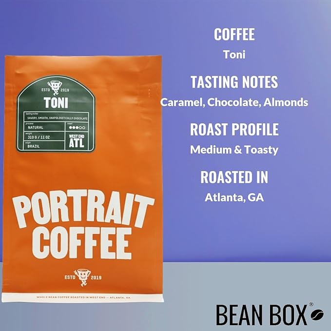 Bean Box Atlanta Coffee Sampler, 2-Pack - Roasted by Portrait, Gourmet Arabica Coffee, Variety Pack