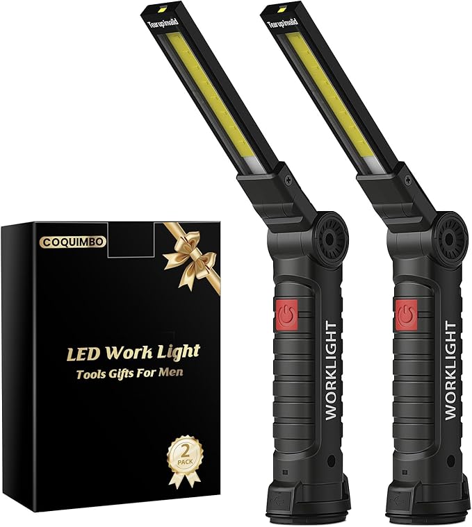 Coquimbo Christmas Stocking Stuffers White Elephant Gifts for Adults Men Him Dad, Rechargeable LED