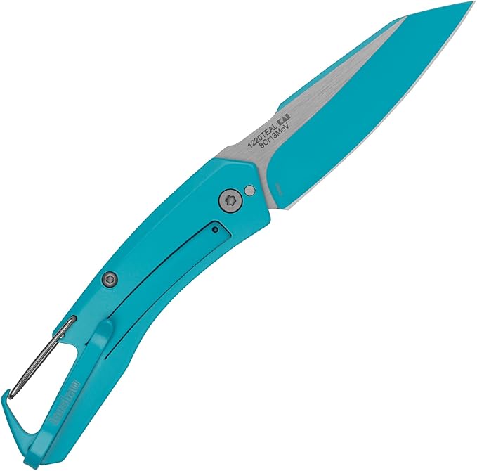 Kershaw Reverb Pocket Knife, 2.5-in. 8Cr13MoV Manual Open Blade, Lightweight, Outdoor Knife for