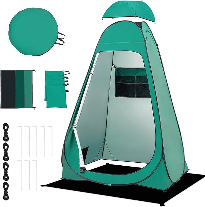 BRIAN & DANY Pop Up Shower Tent, Portable Privacy Camping Changing Tent, Camp Toilet Bathroom Pod
