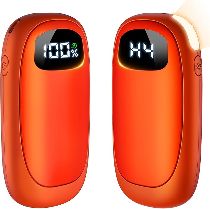 Hand Warmers Rechargeable - Electric Hand Warmers, Max 20 Hrs Warmth 4 Levels Heat Up to 131??