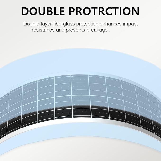 XINPUGUANG 12 Volts 50 Watts Flexible Solar Panel monocrystalline Portable Charger Power 12V