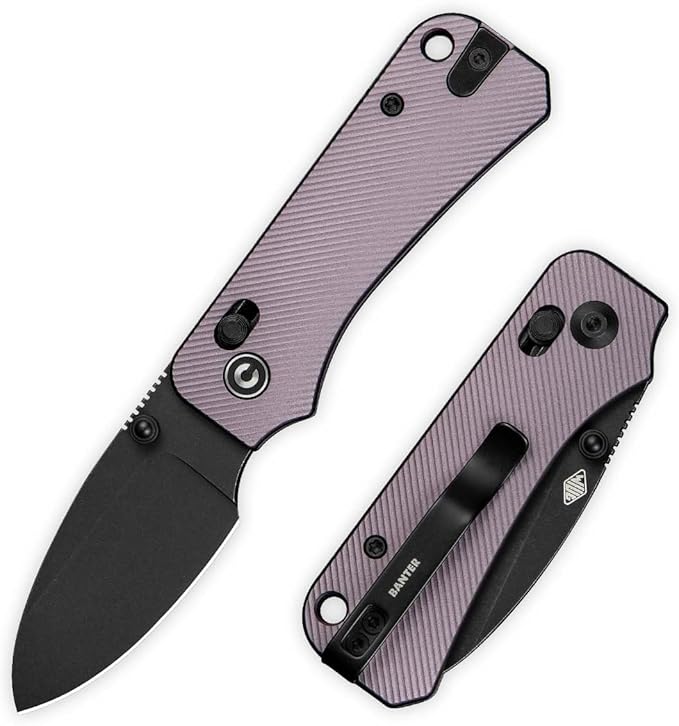 CIVIVI Small Pocket Knife for EDC, Baby Banter 2 Crossbar Lock folding Knife with 2.34" Nitro-V