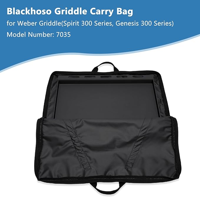 Griddle Cover for Weber Spirit 300 Series Griddle, for Weber Genesis 300 Series Griddle, Full-Size