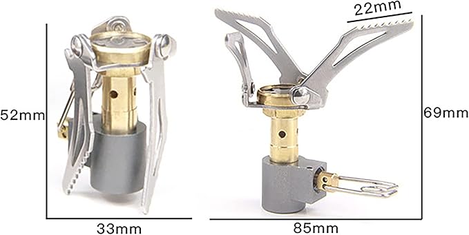 Mini Backpacking Stove,Pocket Rocket Burner,Ultralight Camp Gas Stove,Portable Propane