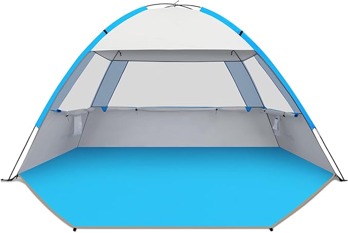 Gorich Beach Tent Sun Shelter for 3/4-5/6-7/8-10 Person with UPF 50ï¼?UV Protection, Lightweight &