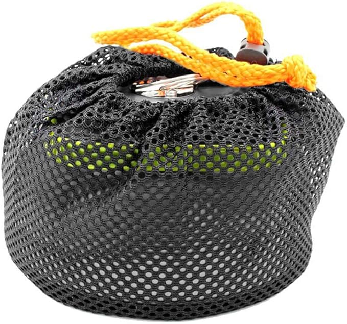 Docooler Camping Kettle - 0.8L Portable Ultra-Light Outdoor Hiking Camping Picnic Water Kettle