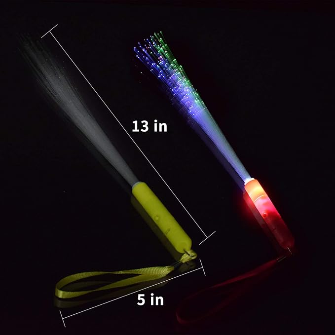 M.best 72pcs Glow Sticks Party Supplies, 3 Modes Colorful Flashing LED Light Up Glow Wands Sticks