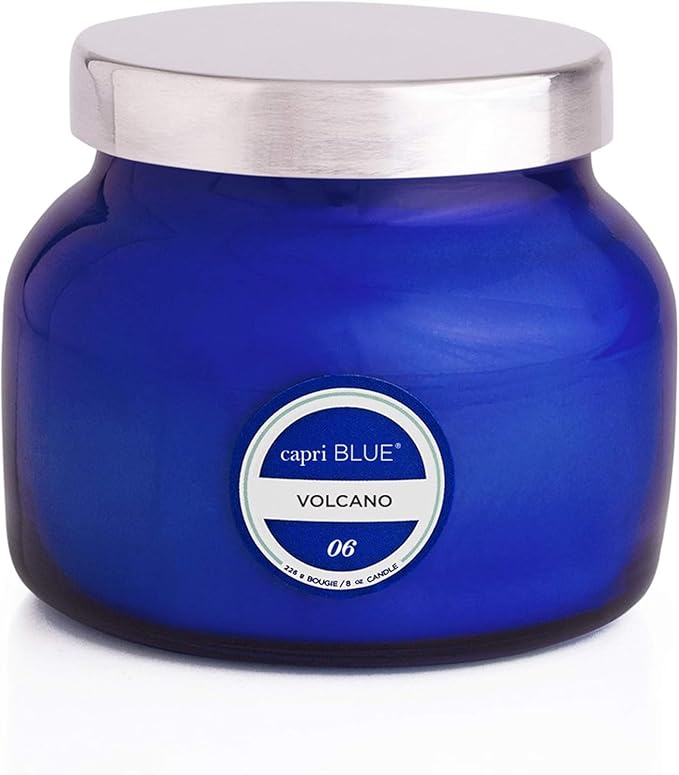 Capri Blue Volcano Scented Candles - Luxury Glass Jar Candles for Home Scented with Tropical Fruit