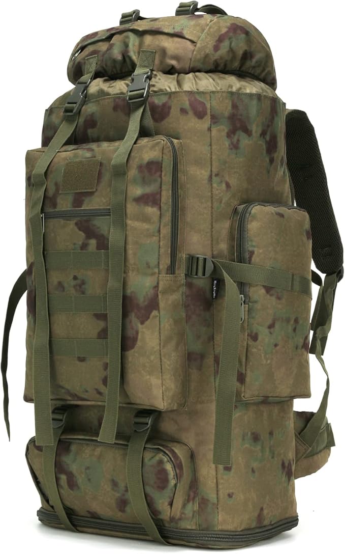 Hiking Backpack for Men 70L/100L Camping Backpack Military Rucksack Molle 3 Days Assault Pack for