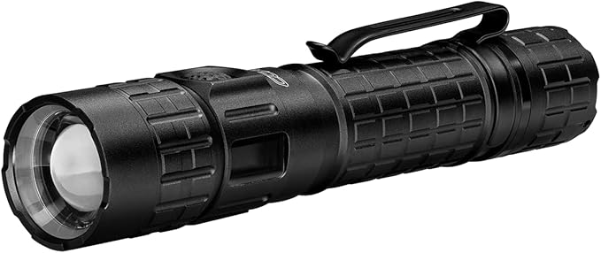 Coast TX300R 3000 Lumen Rechargeable Long Range Tactical LED Flashlight with Strobe, Spot and Flood