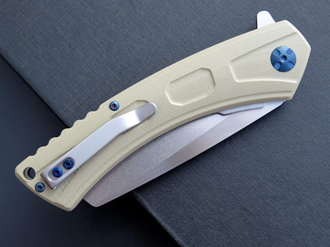 Eafengrow EF931 Pocket Knife D2 Steel Blade Outdoor Tool Knives G10 Handle Pocket Clip EDC Reliable