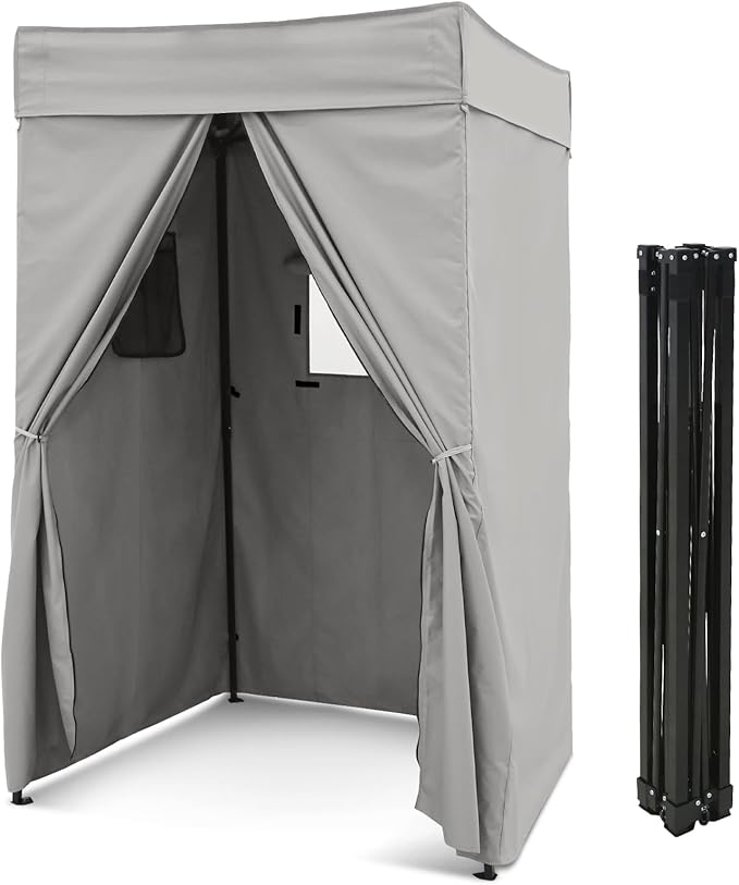 EAGLE PEAK Flex Compact 4x4 Pop-up Canopy Changing Room, Portable Privacy Dressing Room for Indoor