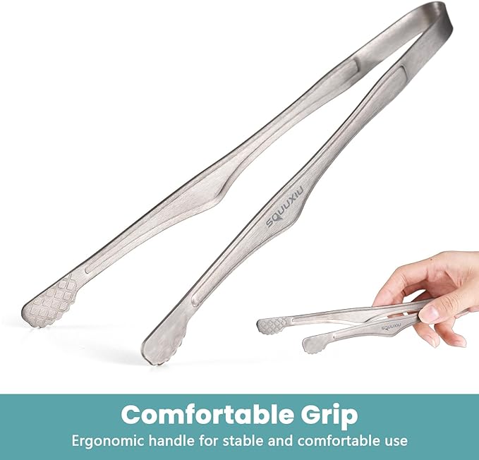 Camping Cookware Set, Camping Grill Pan or BBQ Tongs Set Portable Outdoor Cookware Lightweight