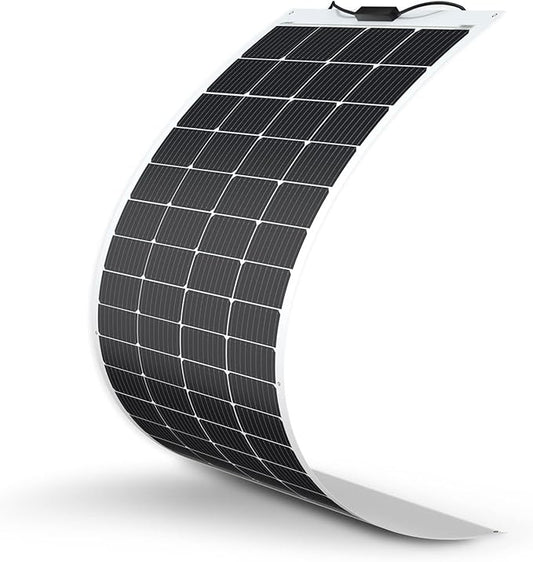 Renogy Flexible Solar Panel 200W, 240° Ultra Flexible 200 Watt Solar Panel 12 Volt for Marine RV