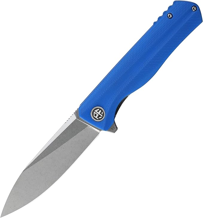 Petrified fish G10 handle D2 steel blade 2CR13 liner ball bearing flipper folding knife camping