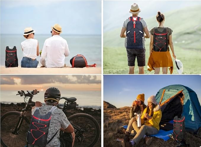 16L Lightweight Foldable Hiking-Backpack Small Packable-Daypack For Travel,Ultralight