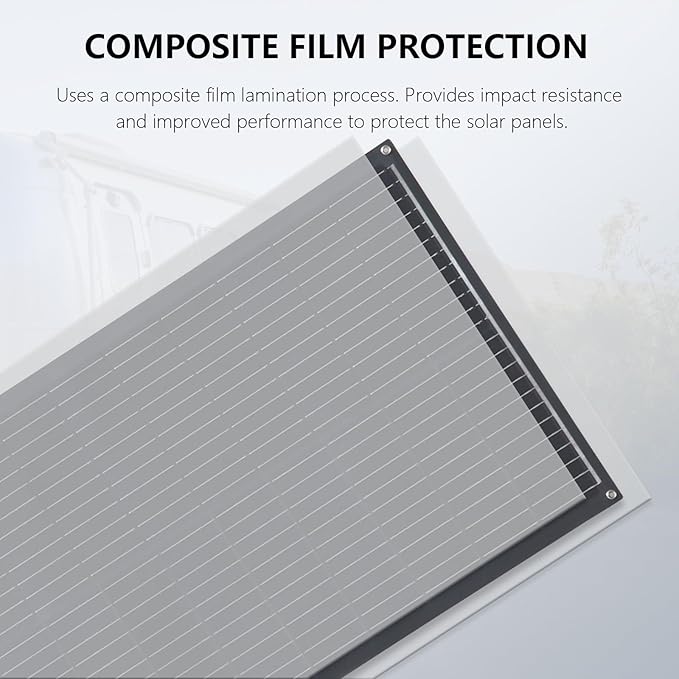 XINPUGUANG Flexible Solar Panel 100W 12V Monocrystalline Solar System kit,10A Charge