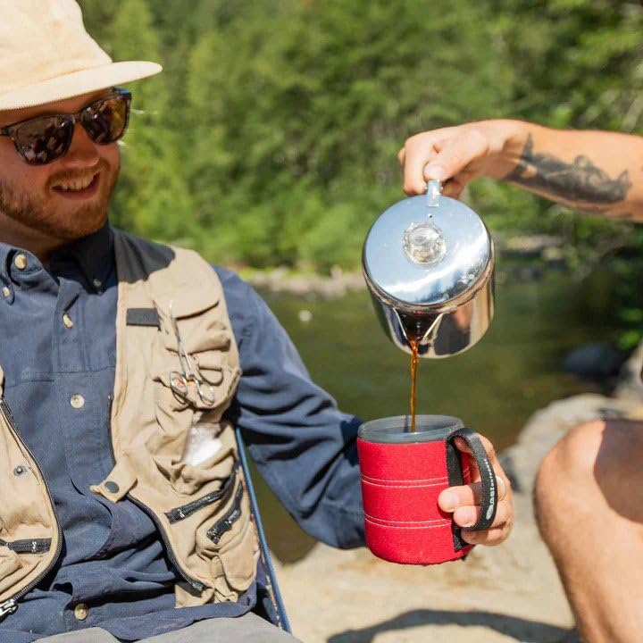 GSI Outdoors Backpacker Neoprene Mug I Infinity Lightweight BPA-Free Mug for Camping & Outdoors, 17