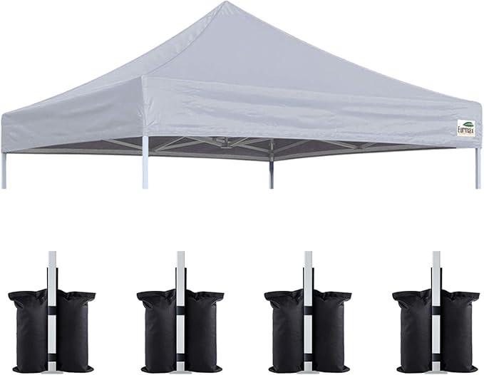 Eurmax USA New 10x10 Pop Up Canopy Replacement Canopy Tent Top Cover, Instant Canopy Top Cover