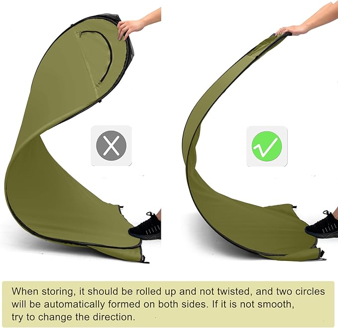 BRIAN & DANY Pop Up Shower Tent, Portable Privacy Camping Changing Tent, Camp Toilet Bathroom Pod
