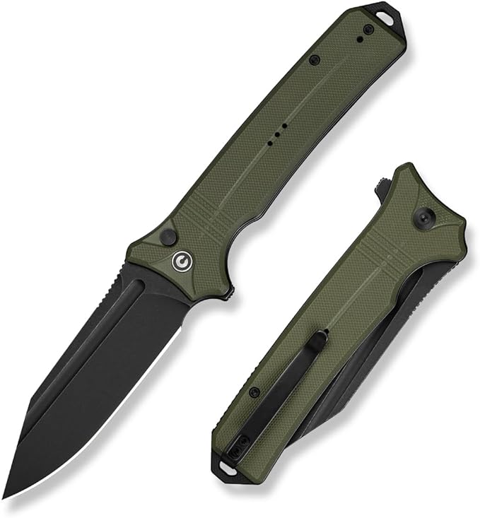 CIVIVI Neurohaptic Pocket Knife for EDC, Folding Knife with 3.74'' Nitro-V Blade G10 Handle