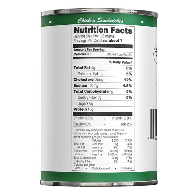 Werling & Sons Canned Chicken 14.5 Oz??Fully Cooked, Ready to Eat | Premium Quality, Recipe-Ready